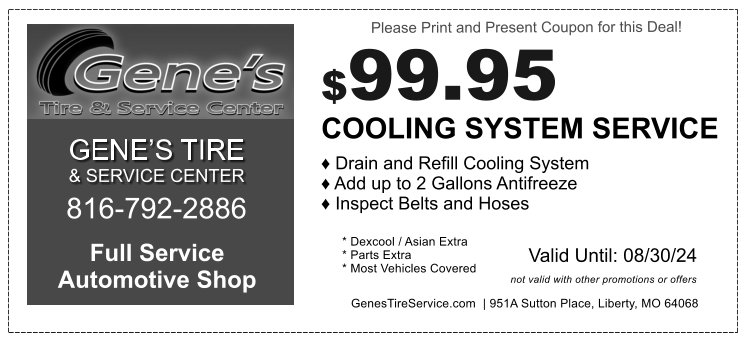 Cooling System Service Coupon BW