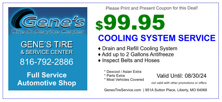 Cooling System Service Coupon