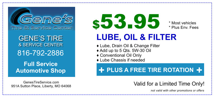 Coupon - Oil Change Deal Price Update